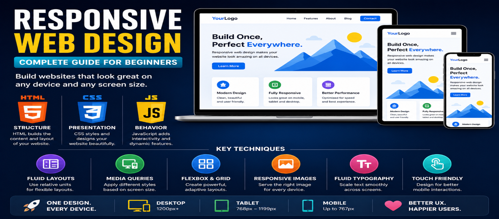 Responsive Web Design: Complete Guide for Beginners in 2026