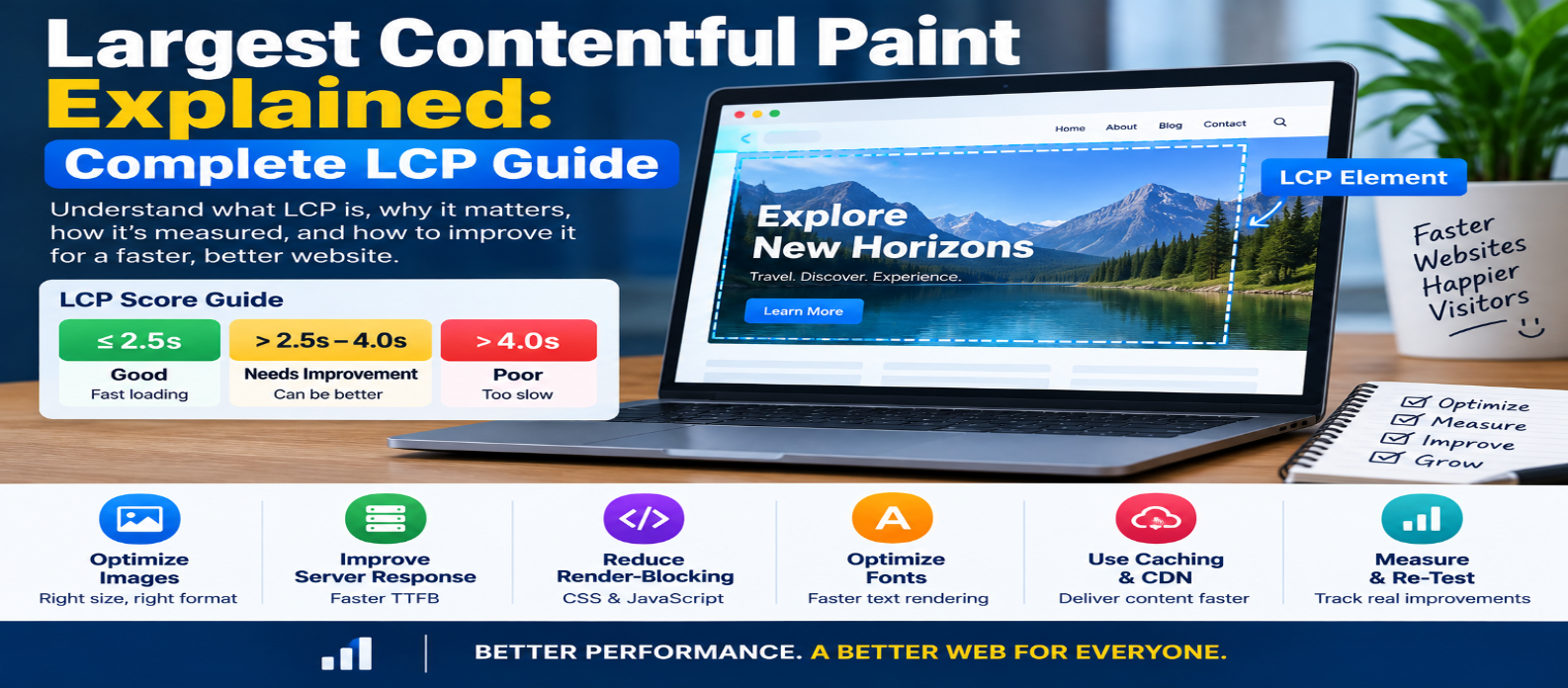 Largest Contentful Paint Explained: Complete LCP Guide for 2026
