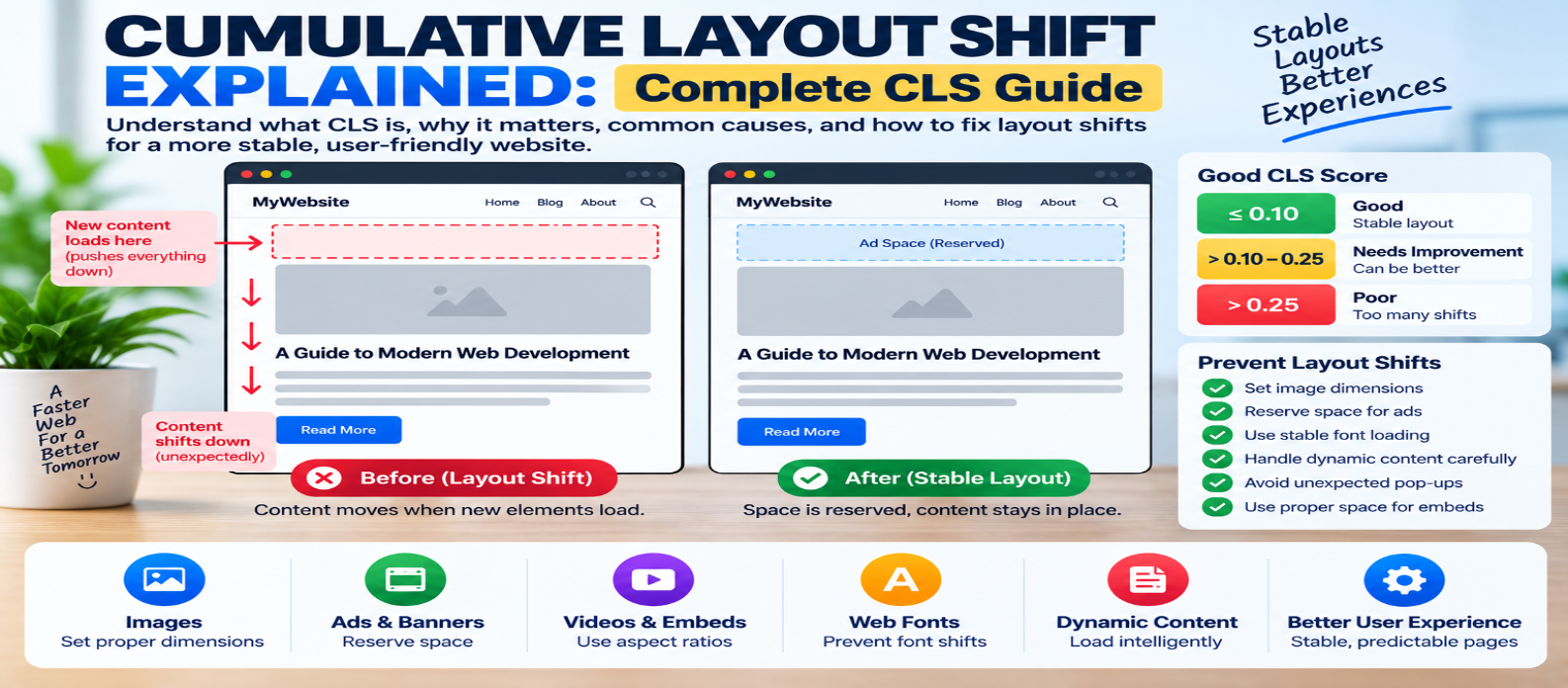 Cumulative Layout Shift Explained: Complete CLS Guide for 2026