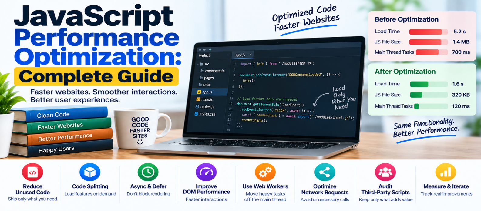 JavaScript Performance Optimization: Complete Guide for 2026