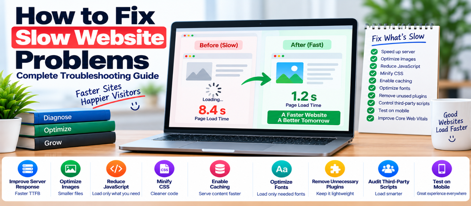 How to Fix Slow Website Problems: Complete Troubleshooting Guide
