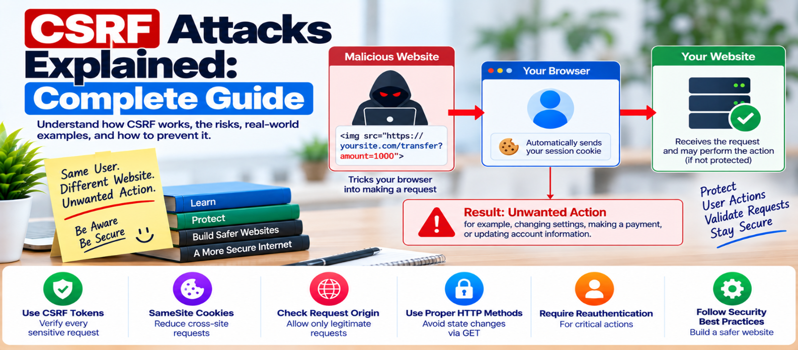 CSRF Attacks Explained: Complete Guide to Cross-Site Request Forgery