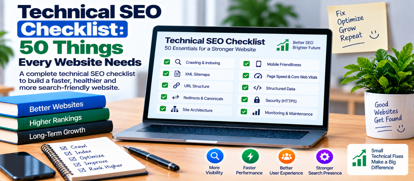 Technical SEO Checklist: 50 Things Every Website Needs