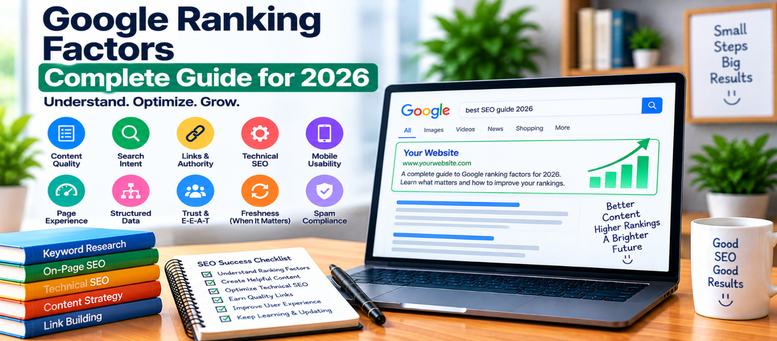 Google Ranking Factors: Complete Guide for 2026