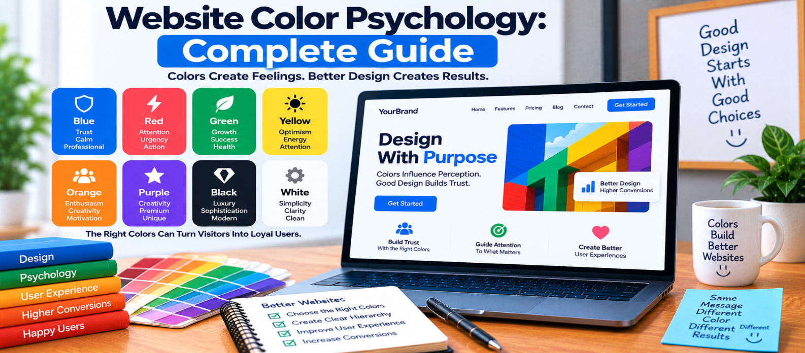 Website Color Psychology: Complete Guide for Better Web Design