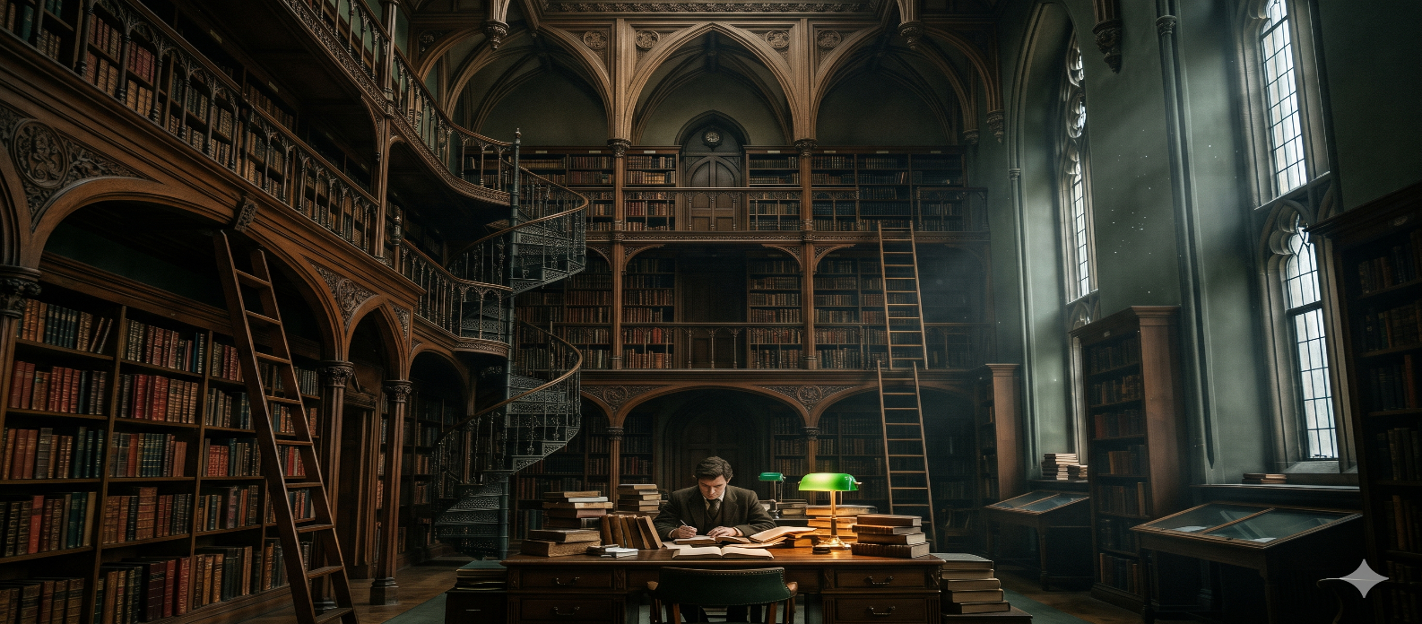 5 Dark Academia AI Prompts for Moody Literary Aesthetics
